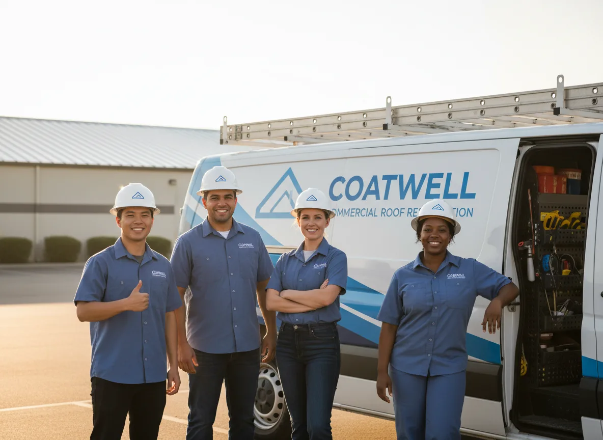 Commercial roof coating company in Shannon, IL